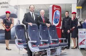 Neue Recaro-Sitze: Sitzkomfort und Internet-Anschluss. Pressefoto Airberlin