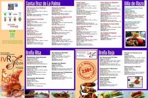 Ruta de Tapas y Cruces: Liste der teilnehmenden Lokale - draufklicken, dann kann man sie lesen.