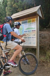 Los geht´s. Die ersten MTB-Strecken auf La Palma sind offiziell ausgeschildert! Foto: Cabildo