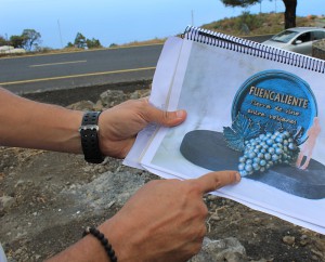 Entwurf von Tomaso Hernández für die neue Skulptur am südlichen Ortseingang von Fuencaliente: Im Video sieht man die Umsetzung in die Praxis. Foto: La Palma 24