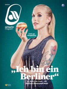 Neues Design: Airberlin-Bord-Magazin. Pressefoto Airberlin