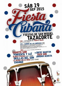 Am Samstag: Fiesta Cubana in Tazacorte.