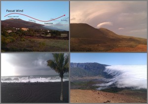 Wetterlagen auf La Palma: Rogers neues Buch beschreibt auch die der beliebtesten Wandergebiete. Fotos: Roger P. Frey