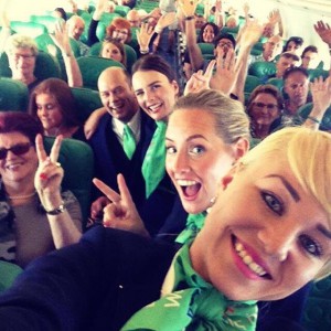 Spaß schon vorm Urlaub: Transavia veröffentlicht lustige und interessante Fotos des Kabinenpersonals. Foto: Transavia