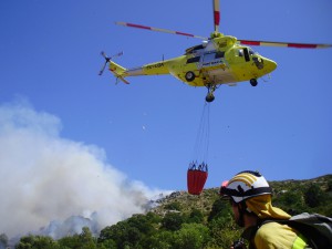 La Palma Smart-Island-Projekt: Über die Insel verteilte Sensoren könnten Hilfstrupps wie die BRIF-Feuerwehrleute könnten 