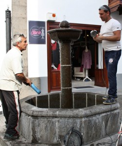 Acera Ancha-Brunnen: wurde saniert. Foto: Stadt