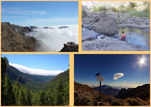 Die Caldera de Taburiente auf La Palma: In diesem gigantischen Vulkankrater beginnt die Amakuna-Saga.