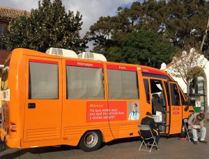 Blutspenden auf La Palma: Der Bus des ICHH tourt ständig über die Kanarischen Inseln. Foto: Gesundheitsministserium