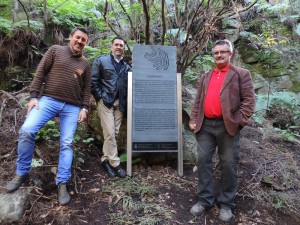 Neue Infotafeln in La Zarza: Erklärungen zu 2.000 Jahren Geschichte an diesem Ort. Foto: Cabildo