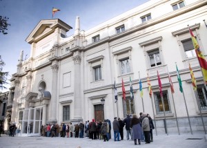 Der Senado in Madrid: La Palmas Senator fliegt zu den Vollversammlungen und Ausschusssitzungen in die Hauptstadt aufs spanische Festland. Foto: Senado