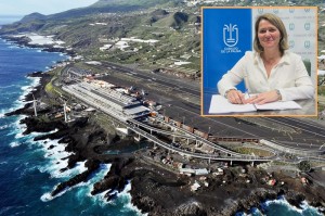 Passagierzahlen im Flughafen SPC sind auch im Januar 2015 weiter gestiegen: Tourismusrätin Alicia Vanoostende ist zufrieden. Fotos: AENA/Cabildo