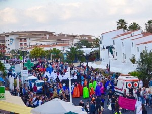 Karnevalsumzug in Los Cancajos.
