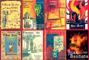 Fiestas San Juan: Dazu veranstaltet Puntallana jedes Jahr einen Plakatwettbewerb.