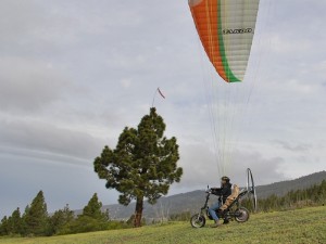 Erster Start des Skyrider One: "