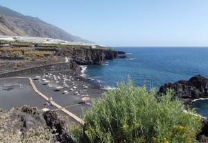 Charco Verde: In der "grünen Bucht" gibt es eine Mineralquelle. Foto: La Palma 24
