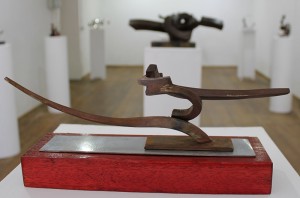 Kleinere Skulpturen verkauft Manuel in seinen Ausstellungen: Kostenpunkt zwischen 250 und 