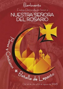 Barlovento-Plakat für die nächste Rosario-Fiesta: