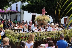Romería in Los Llanos: großer Umzug bei der Patrona-Fiesta zeigt jedes Jahr Traditionelles aus der Stadt. Foto: Los Llanos