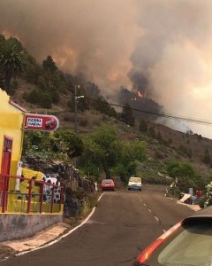 Dieses Foto geht durch die sozialen Netzwerke: Ausbruch des Brandes bei Jedey heute Mittag.