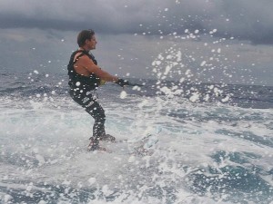 Ricardo García Castro: nimmt wieder eine Challenge auf Wasserskiern in Angriff. Foto: Ricardo-Team