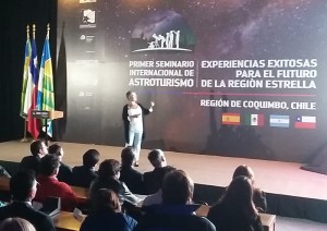 Ana Castañeda: referierte in Argentinien zum Thema Starlight-Destination La Palma. Foto: Cabildo
