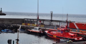 GES-Rettungsboot: ständig einsatzbereit im Hafen von Santa Cruz de La Palma. Foto: La Palma 24