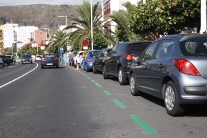 Avenida Marítima in Santa Cruz: Diese Woche nur einspurig befahrbar. Foto: Stadt