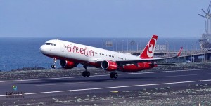 Airberlin ist eine der wichtigsten Fluggesellschaften für La Palma-Urlauber aus Deutschland, Österreich und der Schweiz: Wie geht es weiter? Foto: Carlos Díaz La Palma Spotting