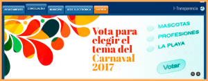 Santa Cruz de La Palma: Karnevalsmotto im Internet wählen!