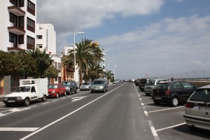 Avenida Marítima in Santa Cruz de La Palma: Verkehrsbehinderungen die ganze Woche lang. Foto: Stadt