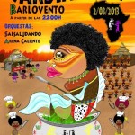 Sardinen-Verbrennung in Barlovento: Jedes Jahr gibt es einen Plakatwettbewerb - hier das Siegerbild aus 2013.
