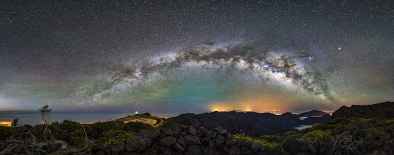 Kai Stockrahm und sein "The Arc" genanntes Bild: Platz 2 in der Kategorie "Landschaften über La Palma".