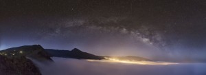 Siegerfoto von Montserrat Alejandre beim Astrofoto-Wettbewerb 2015 von La Palma: ab sofort als hochwertiger Druck im Format 30x60 oder 30x45 erhältlich.