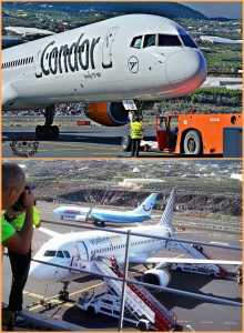 Ganz nah dran: Beim Open Day auf dem Flughafen von Santa Cruz de La Palma (SPC) konnten die Spotter die Maschinen aus sonst nicht möglichen Perspektiven fotografieren. Fotos: AENA und Carlos Díaz La Palma Spotting
