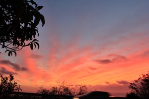 sunset-la-palma-mit-auto-gudi