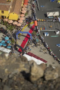 Transvulcania Vertical: Von Tazacorte geht´s steil hinauf zum El Time. TRV-Pressefoto