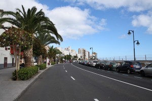 Durchfahrtsstraße von Santa Cruz: heute und morgen ab der Puente-Abzweigung gesperrt. Foto: Stadt