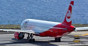 Airberlin-Flug am Freitag, 10. März 2017: mit Verspätung wegen des Ver.di-Bodenpersonal-Streiks ist zu rechnen. Foto: Carlos Díaz La Palma Spotting