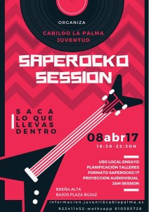 Saperocko-Bandraum in San Pedro: Session am 8. April.