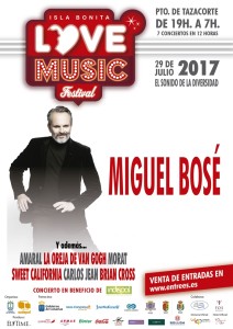 Miguel Bosé: Latino-Pop beim zwölfstündigen Konzertmarathon in Tazacorte.