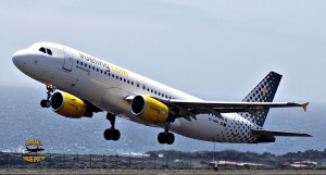 Vueling: startet vom Drehkreuz Barcelona nach SPC. Foto: Carlos Díaz