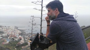 José Pozo: Erkundet derzeit auf La Palma die besten Plätze für die Dreharbeiten seines neuen Films "Danger". Foto: Cabildo