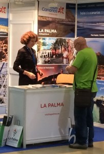 Tourismusmesse Aratur: La Palma wirbt. Foto: Cabildo