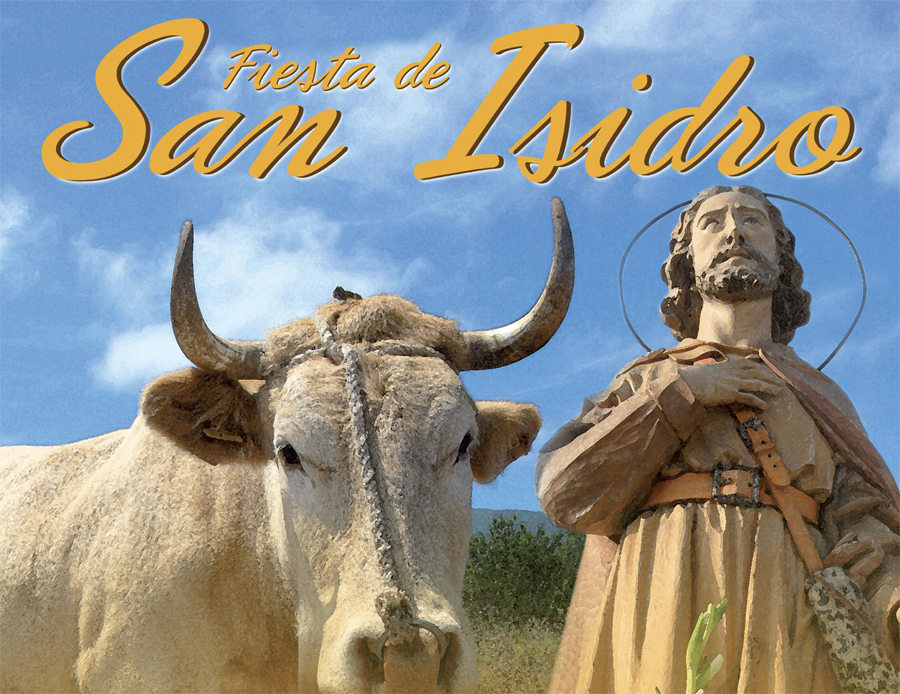 Der Heilige Isidro und das liebe Vieh: werden in Brena Alta jedes Jahre gefeiert.