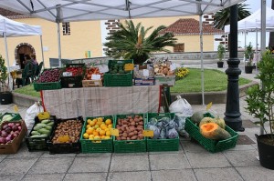 Bauernmarkt in Barlovento: auf der Plaza del Rosario. Foto: Gemeinde