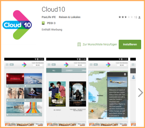 Ganz wichtig: Ohne den Download der Cloud10 App vor dem Start funktioniert das SunStream-Gucken nicht.