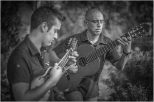 Timple und Gitarre: Saúl Camacho und Adelto Plas
