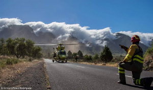 Die BRIF-Mannen und alle anderen Brandbekämpfer-Teams auf La Palma üben und stehen bereit: Allerdings ist jeder Einzelne aufgefordert, im Blick auf das aktuelle Waldbrandrisiko höchste Vorsicht mit offenem Feuer oder funkensprühenden Geräten im Freien walten zu lassen. Foto: BRIF/