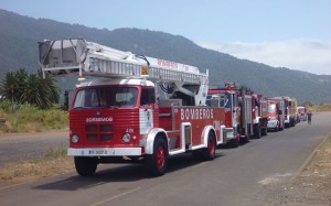 Bomberos sind sauer aufs Cabildo: Unter anderem beklagen sie den veralteten Fuhrpark. Foto: Cabildo de La Palma