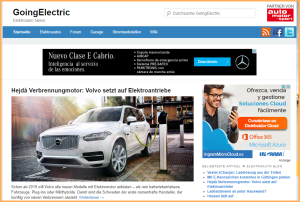 GoingElectric: Das Forum für Elektrofahrzeuge bietet auch eine Übersicht über Stromtankstellen - bisher vor allem in Europa.